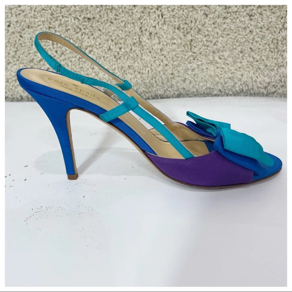 Kate Spade 'Stella' Slingback Heels EUC